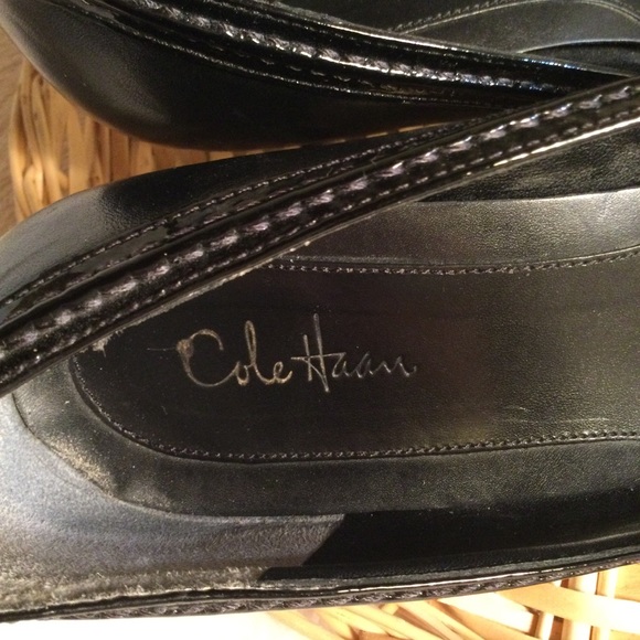 Cole Haan  Black Square Toe Heels - Picture 6 of 10